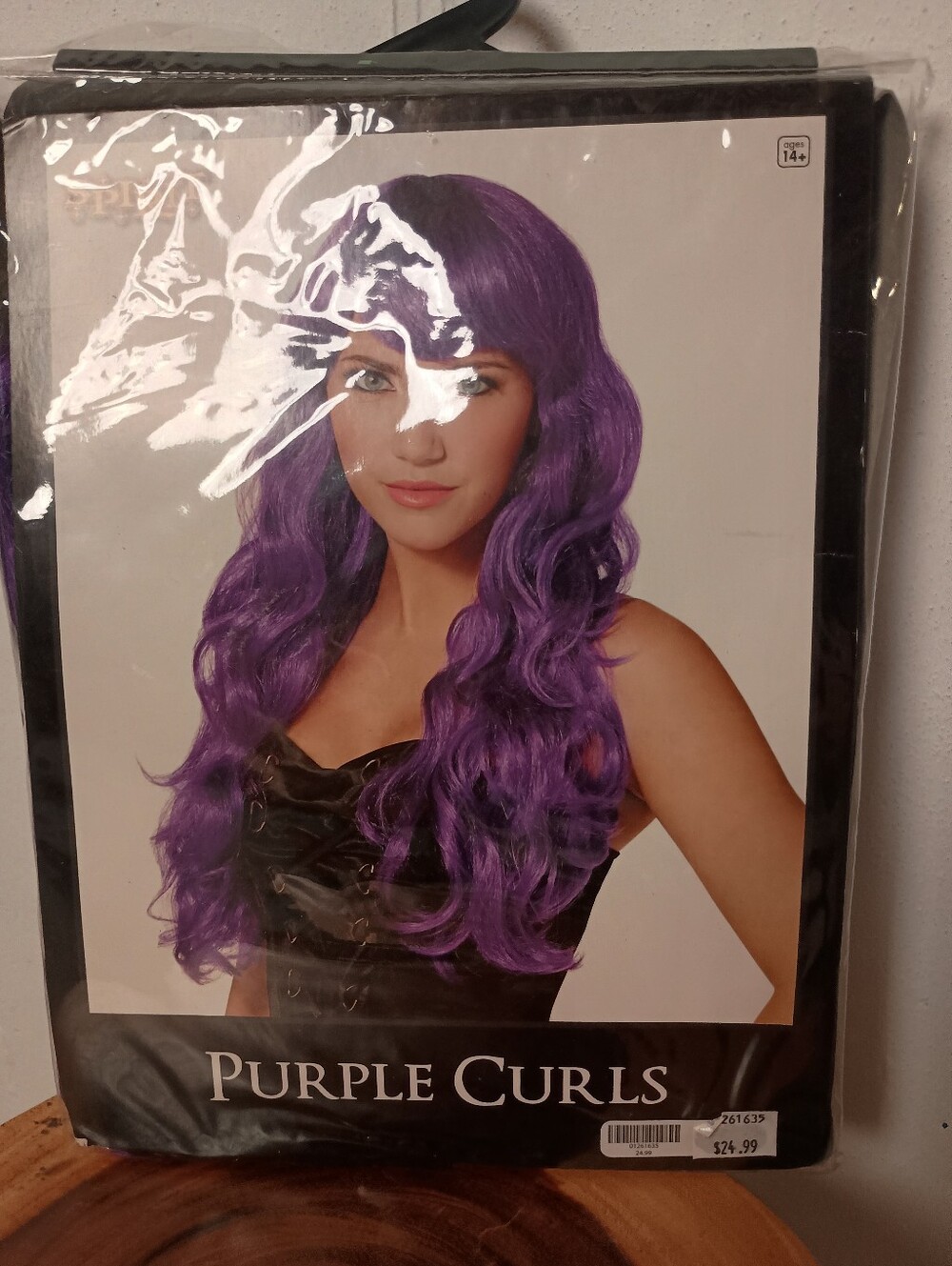 Fun/Costume/Halloween- Curls Long Wavy Wig - Purple